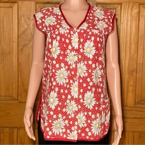 NWOT Vintage Moon Dance Sleeveless Snap Front Top Size 1X